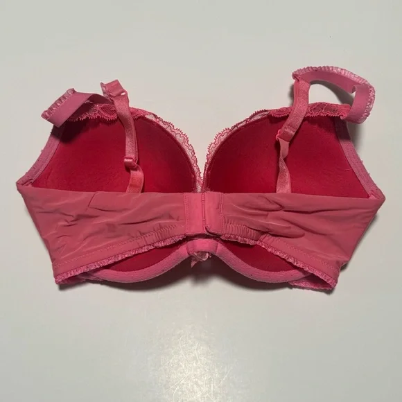 VS Push Up Bra Pink Lace - Picture 3 of 6